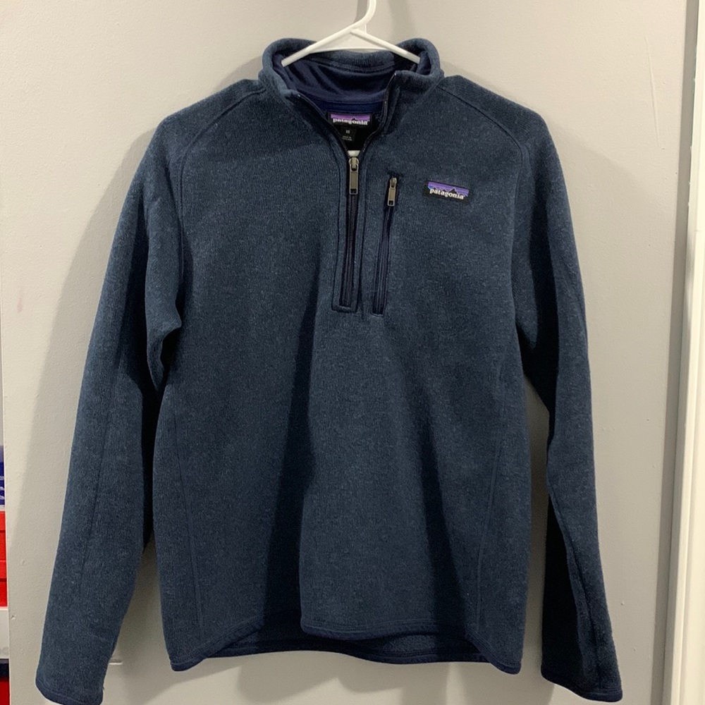 Men’s Patagonia Better Sweater 1/4 Zip Navy Fleece